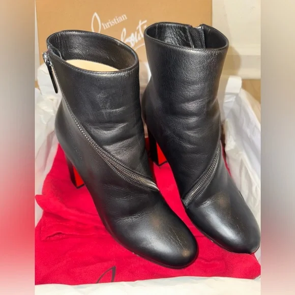 Christian Louboutin black Birgitta 100 calf - Picture 5 of 16